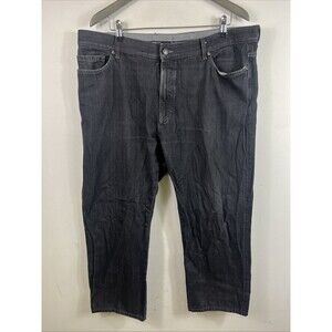 Ermenegildo Zegna Jeans Japanese Denim Men’s 40x28 Straight Leg Washed Black